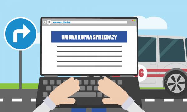 Wzór przykładowej umowy kupna - sprzedaży samochodu