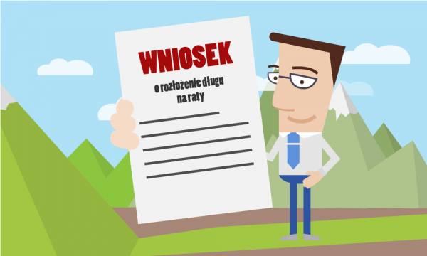Jak napisać wniosek o rozłożenie długu na raty?